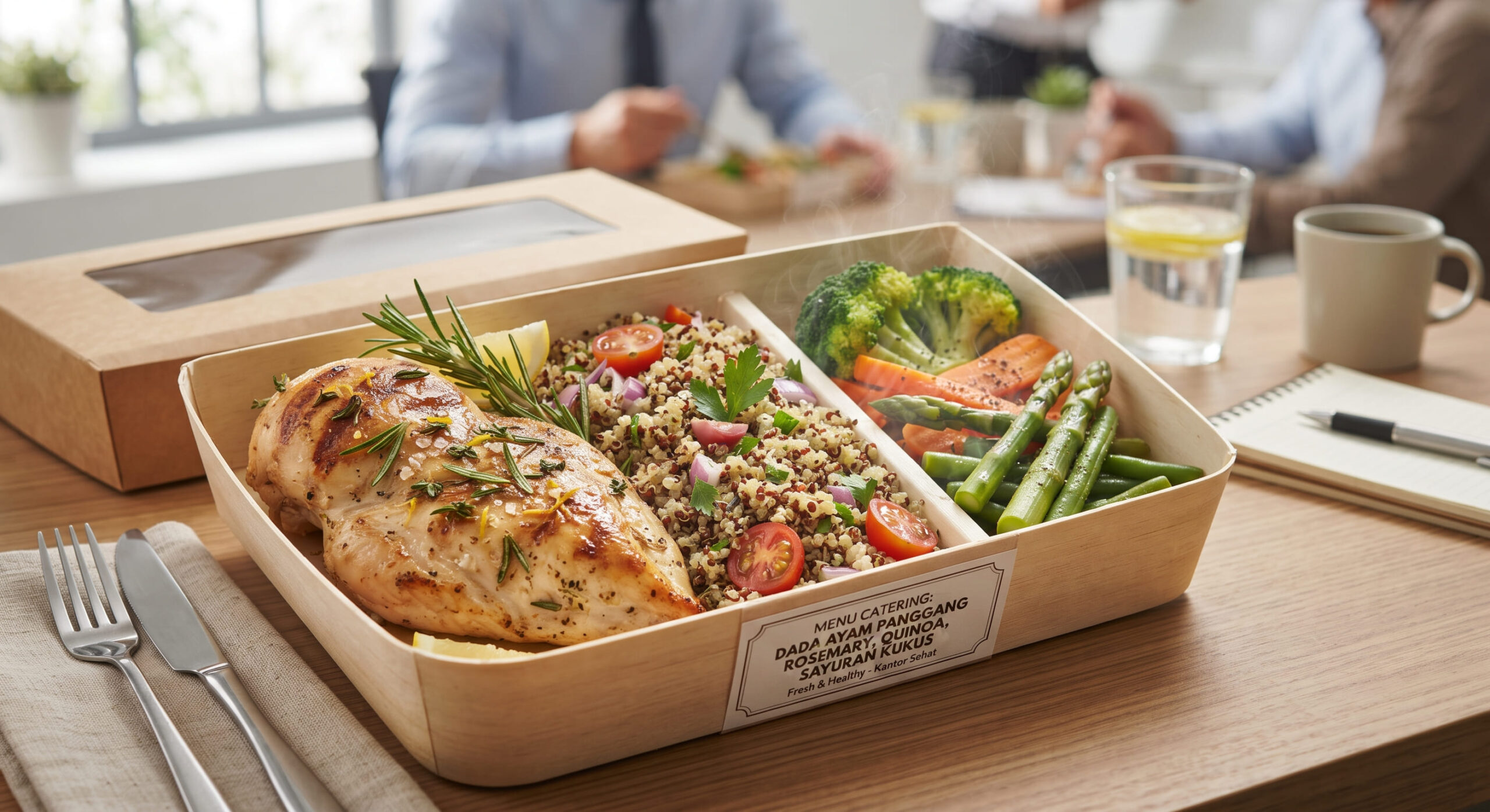 menu catering sehat dada ayam