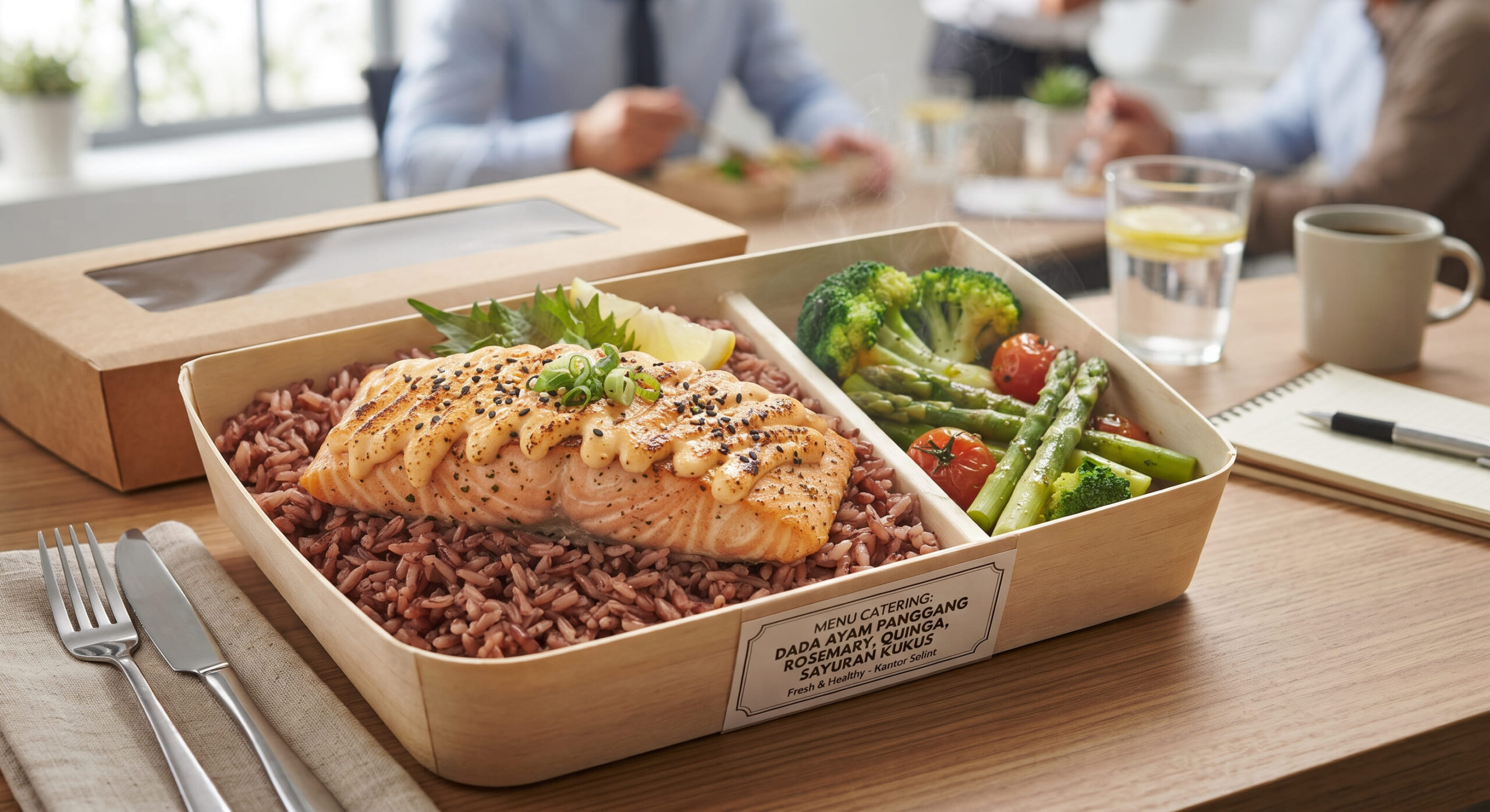 menu sehat salmon mentai